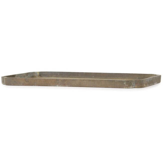 Suiban de bronce (doban) - 230 x 145 x 10 mm