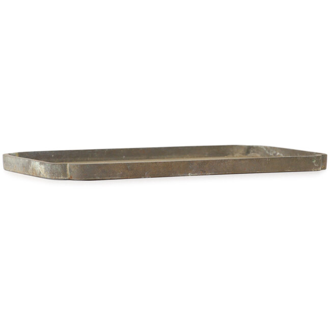 Suiban de bronce (doban) - 230 x 145 x 10 mm