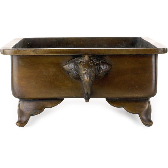 Suiban in bronzo (doban) - 445 x 285 x 135 mm