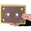 Maceta rectangular amarilla para bonsái de Yamaaki - 322 x 245 x 75 mm