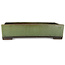 Rechthoekige groene bonsaipot - 407 x 245 x 95 mm