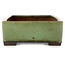 Rechthoekige groene bonsaipot - 407 x 245 x 95 mm