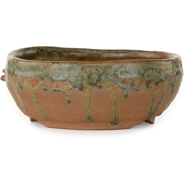 Pot à bonsaï rond non émaillé - 150 x 150 x 60 mm