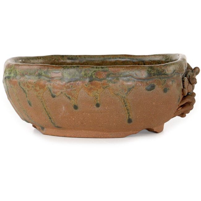 Pot à bonsaï rond non émaillé - 150 x 150 x 60 mm