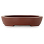 Ovaler, unglasierter Bonsai-Topf von Yamaaki Toshio (dritte Generation) – 140 x 110 x 23 mm