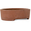 Vaso bonsai ovale non smaltato di Shibakatsu - 125 x 97 x 37 mm