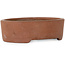 Vaso bonsai ovale non smaltato di Shibakatsu - 125 x 97 x 37 mm