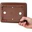 Pot à bonsaï rectangulaire non émaillé de Shibakatsu - 192 x 146 x 50 mm