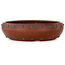 Round unglazed bonsai pot by Bigei - 180 x 180 x 50 mm