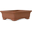 Maceta rectangular sin esmaltar para bonsái de Itayama - 225 x 175 x 70 mm