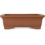 Maceta rectangular sin esmaltar para bonsái de Itayama - 225 x 175 x 70 mm