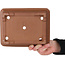 Pot à bonsaï rectangulaire non émaillé d'Itayama - 225 x 175 x 70 mm
