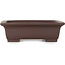 Rectangular unglazed bonsai pot by Yamaaki Toshio (third generation) - 222 x 175 x 67 mm