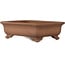 Maceta rectangular sin esmaltar para bonsái de Izumiya (Zenigo) - 220 x 167 x 67 mm