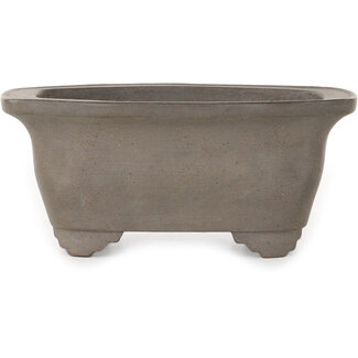 158 mm mokko unglazed bonsai pot by Kyokusei, Tokoname, Japan