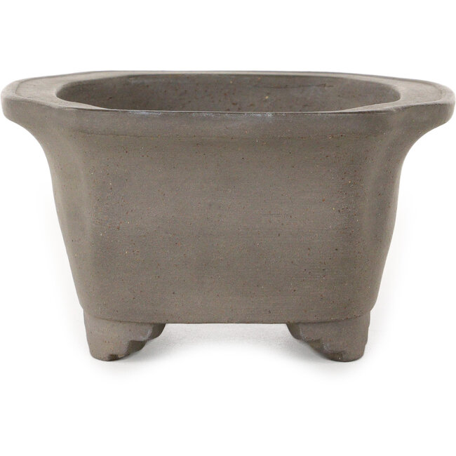 Vaso bonsai Mokko non smaltato di Kyokusei - 158 x 125 x 70 mm