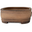 Pot à bonsaï ovale non émaillé de Haru Matsu - 310 x 243 x 98 mm