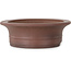 Vaso bonsai ovale non smaltato di Seibun - 293 x 243 x 80 mm