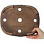 Maceta ovalada sin esmaltar para bonsái de Haru Matsu - 310 x 243 x 98 mm