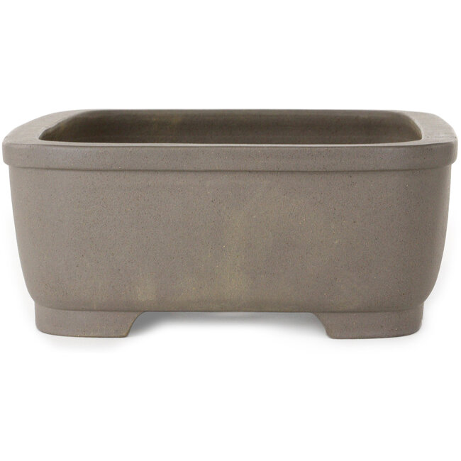 Maceta rectangular sin esmaltar para bonsái de Gyouzan - 345 x 247 x 100 mm