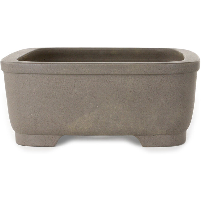Maceta rectangular sin esmaltar para bonsái de Gyouzan - 345 x 247 x 100 mm