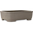 Pot à bonsaï rectangulaire non émaillé de Gyouzan - 345 x 247 x 100 mm