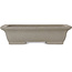 Maceta rectangular sin esmaltar para bonsái de Shibakatsu - 260 x 197 x 65 mm
