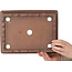 Pot à bonsaï rectangulaire non émaillé d'Izumiya (Zenigo) - 322 x 242 x 70 mm