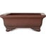 Maceta rectangular sin esmaltar para bonsái de Yamaaki Toshio (tercera generación) - 335 x 255 x 92 mm