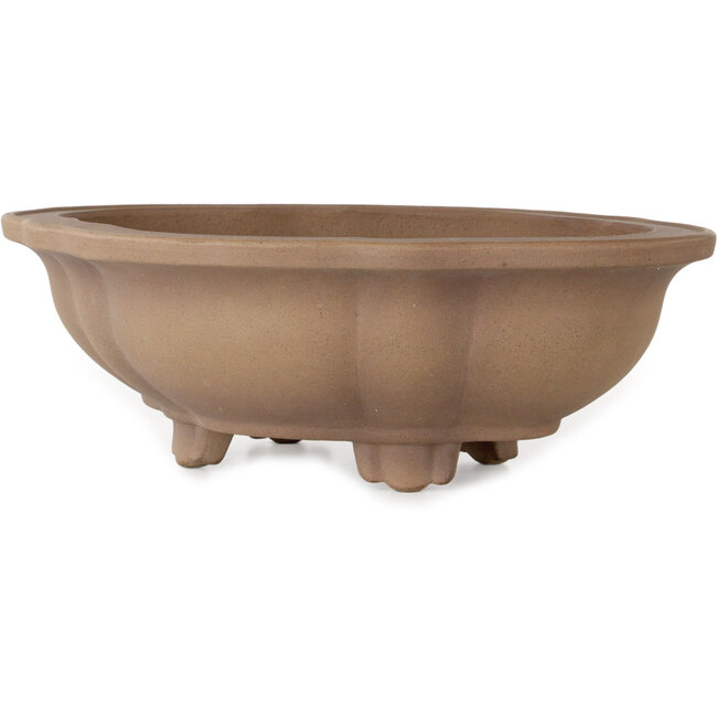 Maceta para bonsái Mokko sin esmaltar de Izumiya (Zenigo) - 400 x 325 x 130 mm