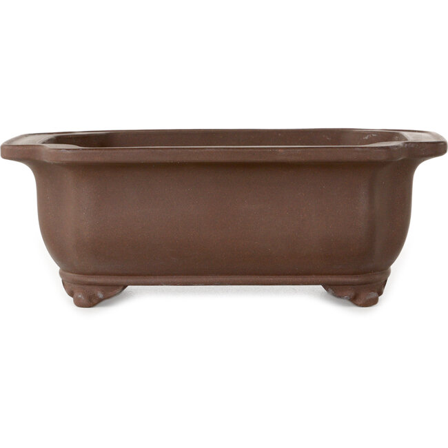 Mokko unglazed bonsai pot - 185 x 137 x 70 mm