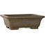 Maceta rectangular sin esmaltar para bonsái de Yamaaki Koshosen (segunda generación) - 140 x 113 x 47 mm