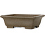 Vaso bonsai rettangolare non smaltato di Yamaaki Koshosen (seconda generazione) - 140 x 113 x 47 mm