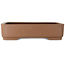 Maceta rectangular sin esmaltar para bonsái de Houtoku - 407 x 312 x 100 mm