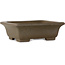 Pot à bonsaï rectangulaire non émaillé de Yamaaki Koshosen (deuxième génération) - 140 x 113 x 47 mm