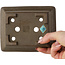 Maceta rectangular sin esmaltar para bonsái de Yamaaki Koshosen (segunda generación) - 140 x 113 x 47 mm