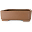 Pot à bonsaï rectangulaire non émaillé de Houtoku - 407 x 312 x 100 mm