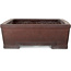 Maceta rectangular sin esmaltar para bonsái de Yamaaki Toshio (tercera generación) - 460 x 335 x 112 mm