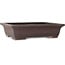 Maceta rectangular sin esmaltar para bonsái de Yamaaki Toshio (tercera generación) - 480 x 365 x 120 mm