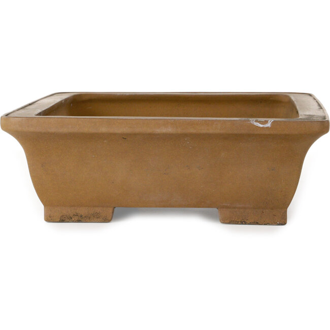 Vaso bonsai rettangolare non smaltato di Maruhei - 420 x 313 x 100 mm