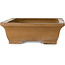 Rectangular unglazed bonsai pot by Maruhei - 420 x 313 x 100 mm
