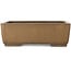 Maceta rectangular sin esmaltar para bonsái de Yamaaki Toshio (tercera generación) - 350 x 250 x 115 mm