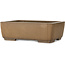 Rectangular unglazed bonsai pot by Yamaaki Toshio (third generation) - 350 x 250 x 115 mm