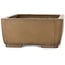 Maceta rectangular sin esmaltar para bonsái de Yamaaki Toshio (tercera generación) - 350 x 250 x 115 mm