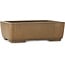 Maceta rectangular sin esmaltar para bonsái de Yamaaki Toshio (tercera generación) - 350 x 250 x 115 mm