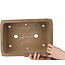Pot à bonsaï rectangulaire non émaillé de Yamaaki Toshio (troisième génération) - 350 x 250 x 115 mm