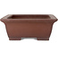 Rechteckiger, unglasierter Bonsai-Topf von Yamaaki Toshio (dritte Generation) – 440 x 335 x 128 mm