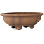 Lotus bonsai pot zonder glazuur van Izumiya (Zenigo) - 340 x 275 x 113 mm
