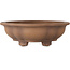 Lotus bonsai pot zonder glazuur van Izumiya (Zenigo) - 340 x 275 x 113 mm