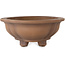 Lotus unglazed bonsai pot by Izumiya (Zenigo) - 340 x 275 x 113 mm